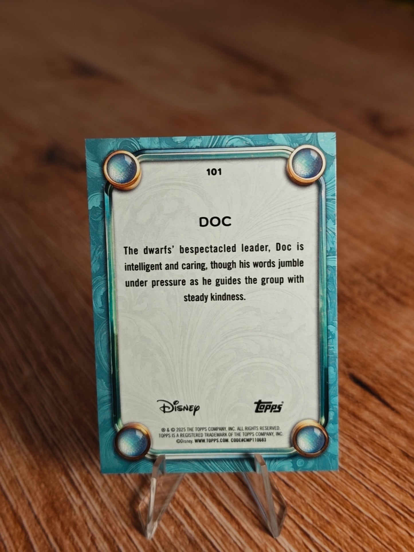 2025 Topps Disney Wonder Doc Refractor #101