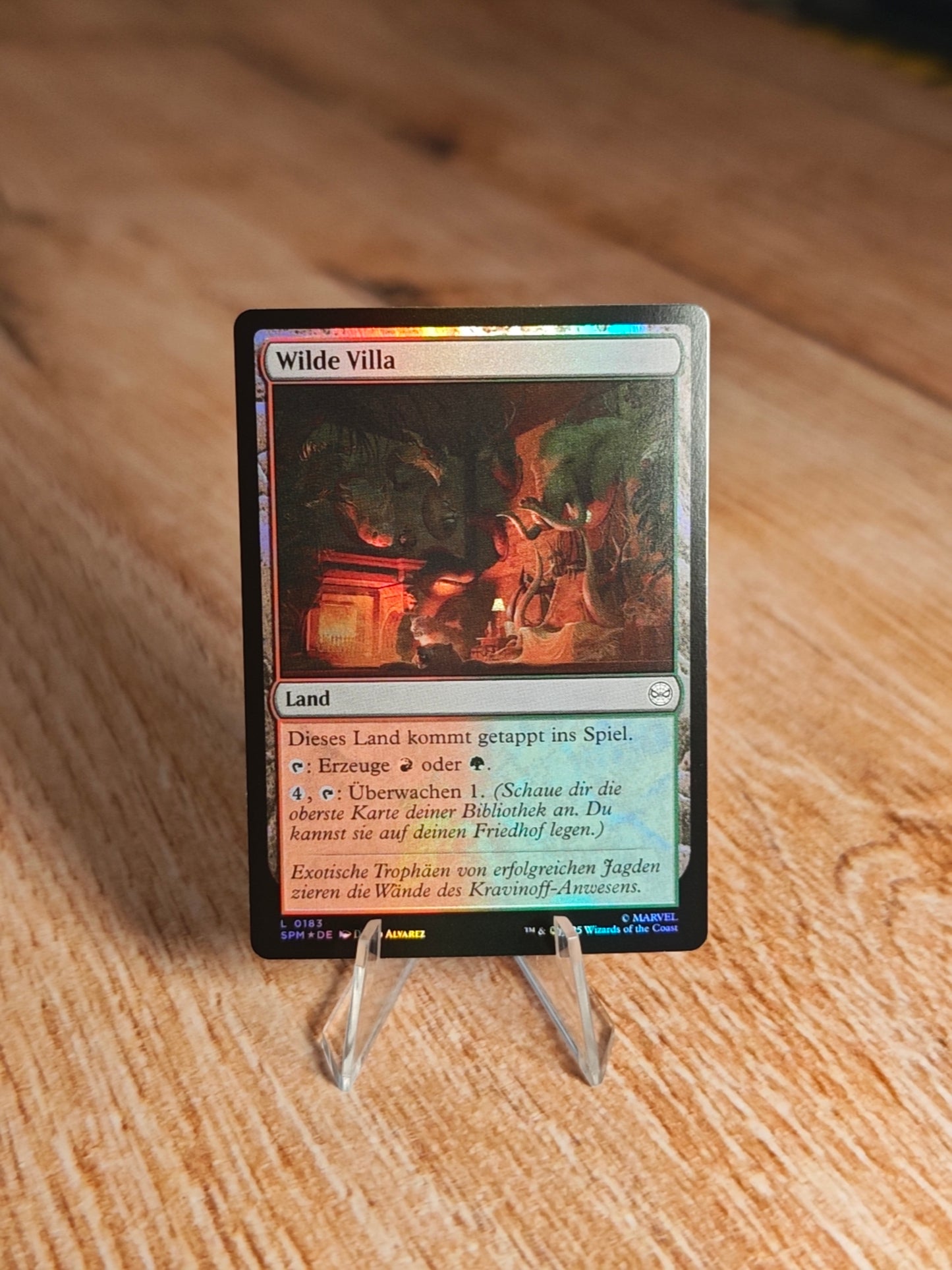 MTG Magic Spider-Man Wilde Villa L-0138 Holo