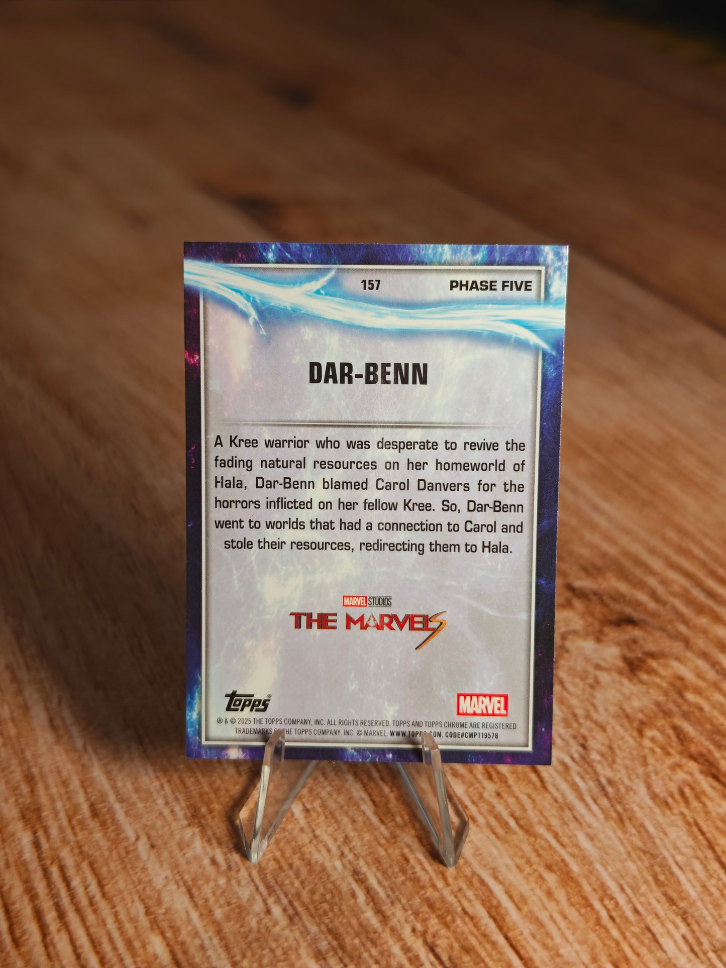 2025 Topps Marvel Studios Chrome Dar-Benn RayWave #157