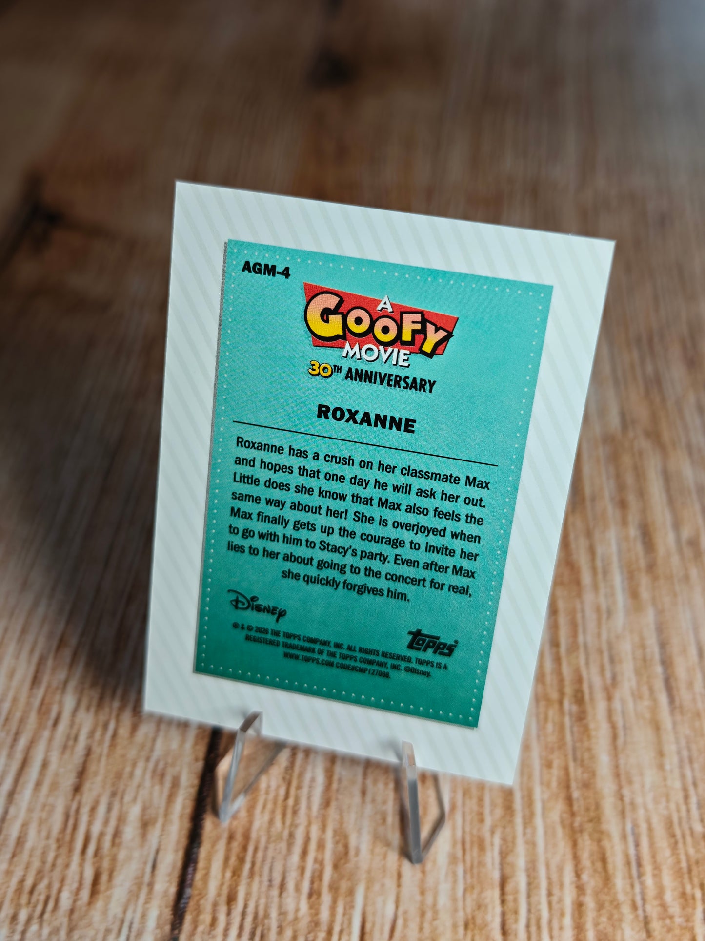 2026 Topps Disney Neon A Goofy Movie 30th Anniversary Roxanne AGM-4