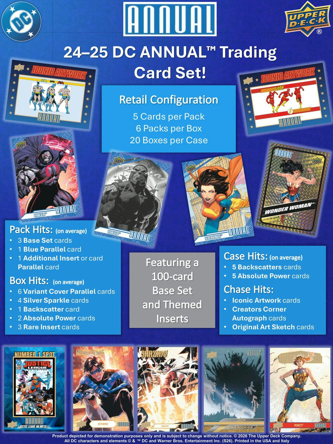 2024/25 Upper Deck DC Annual Blaster Box