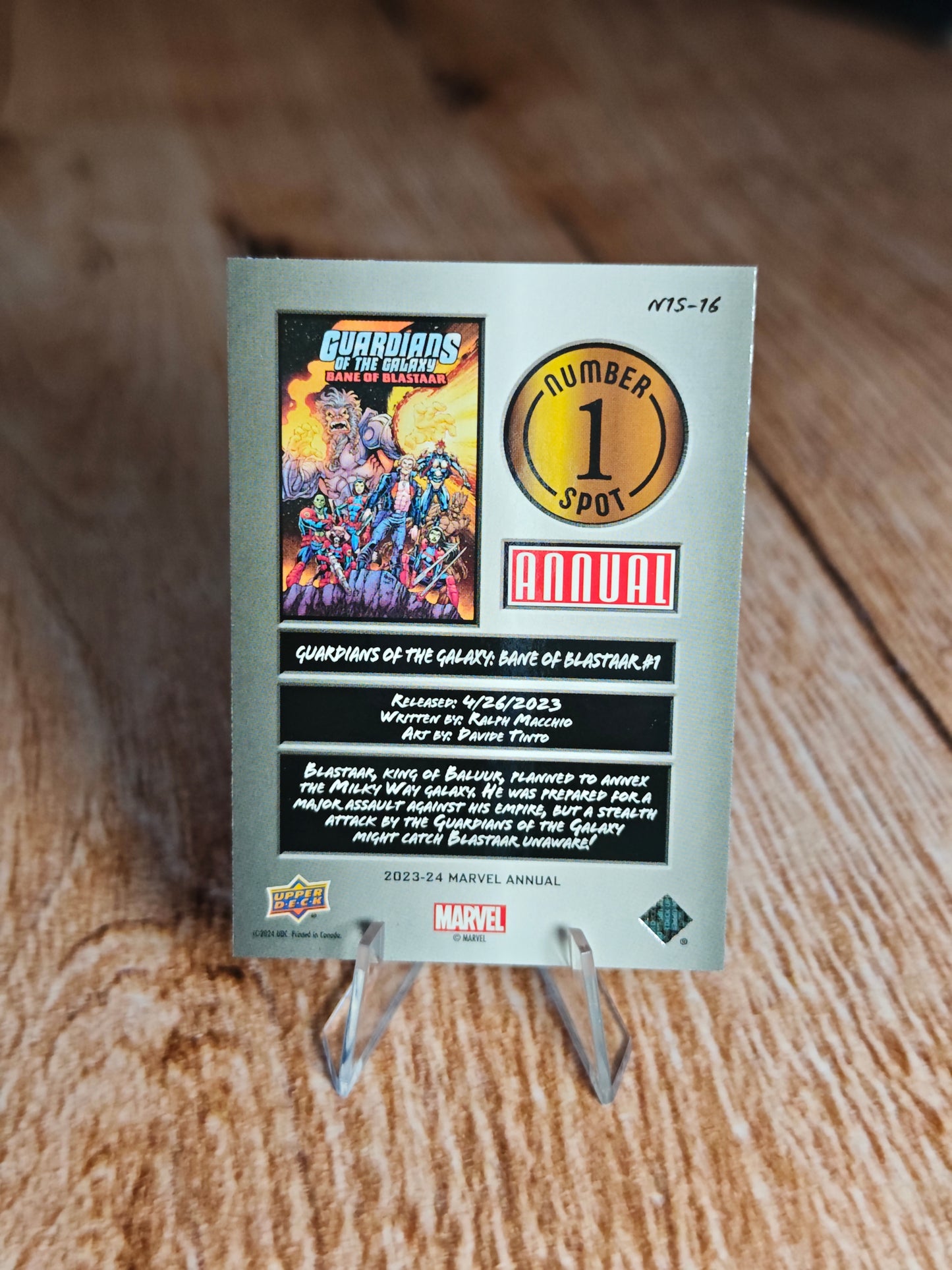 Number 1 Spot Guardians of the Galaxy Bane of Blastaar #N1S-16