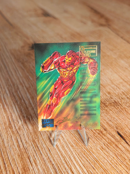 1995 Fleer Marvel Masterpieces Signature Series Iron Man