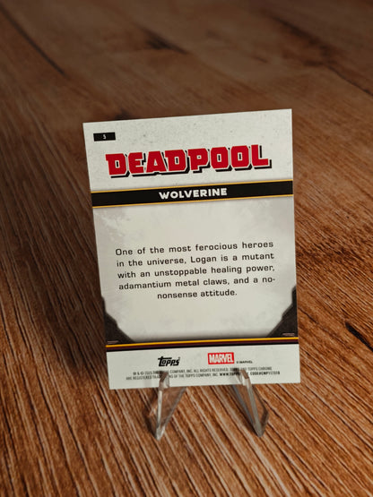 2025 Topps Chrome Deadpool Wolverine Base #5