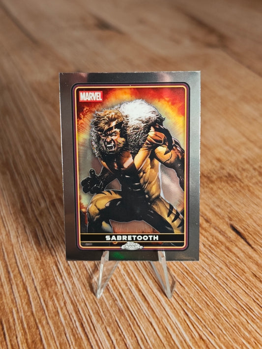 2025 Topps Chrome Deadpool Sabretooth Base