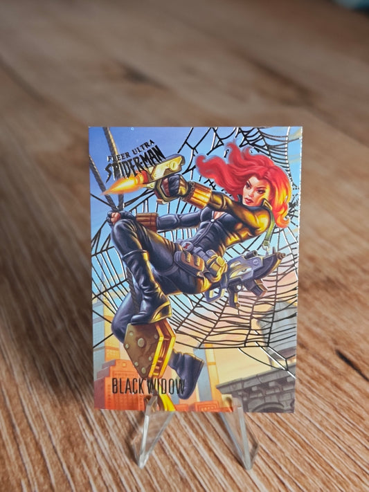 2017 Fleer Ultra Spider-Man Web Foil Black Widow #54