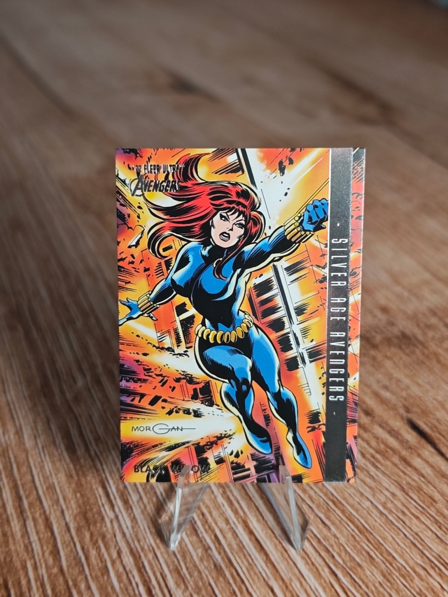 2022 Fleer Ultra Avengers Silver Age Black Widow #102