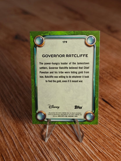 2025 Topps Disney Wonder Governor Ratcliffe Refractor #179
