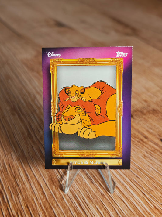 2026 Topps Disney Neon Simba & Mufasa FF-5