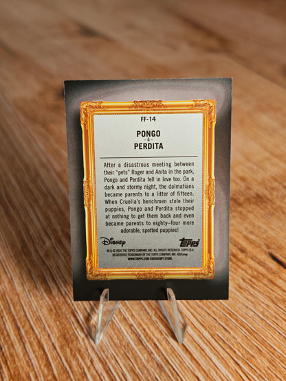 2026 Topps Disney Neon Pongo & Perdita FF-14