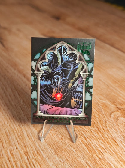 2022 Marvel Fleer Ultra Midnight Sons Thaumaturgical Artifacts Green #003