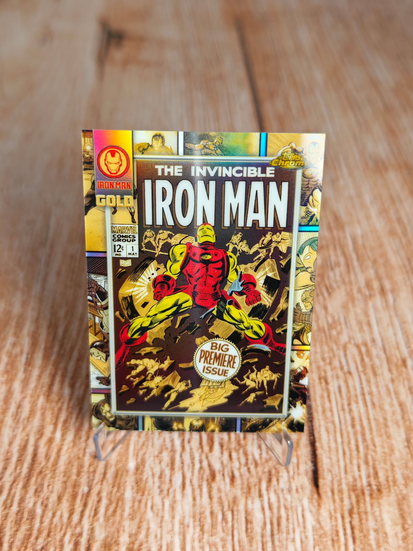 2025 Topps Chrome Marvel Iron Man Gold #IM-3