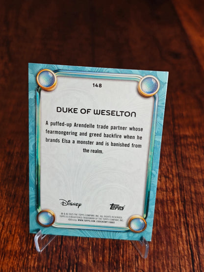 Topps Disney Wonder Duke of Weselton Refractor