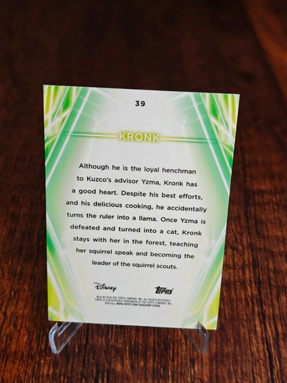 2026 Topps Disney Neon Kronk Refractor