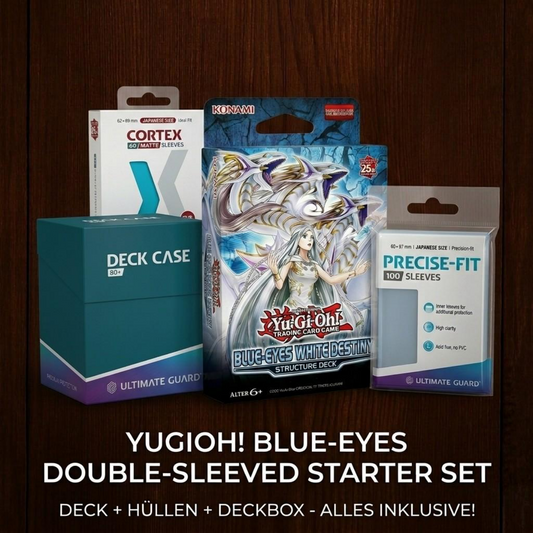 Yu-Gi-Oh! Blue-Eyes Double-Sleeved Starter Set (Petrol)