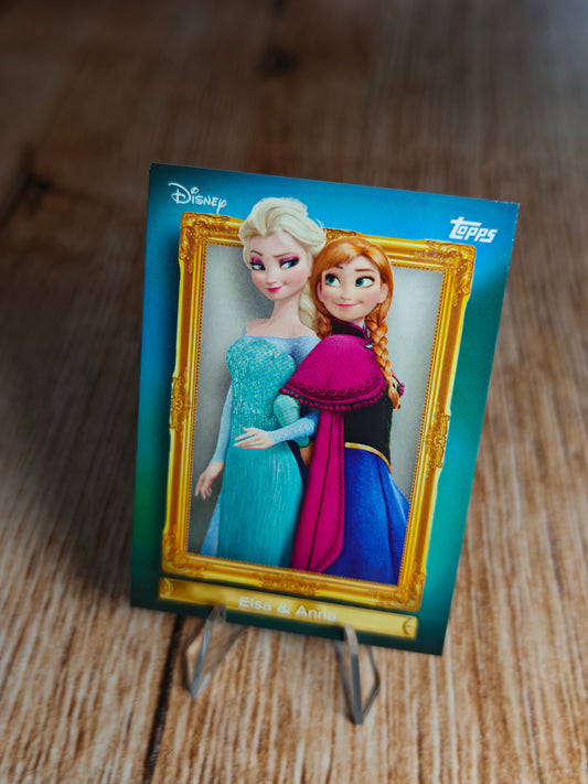 2026 Topps Disney Neon Elsa - Anna Family First #FF-26