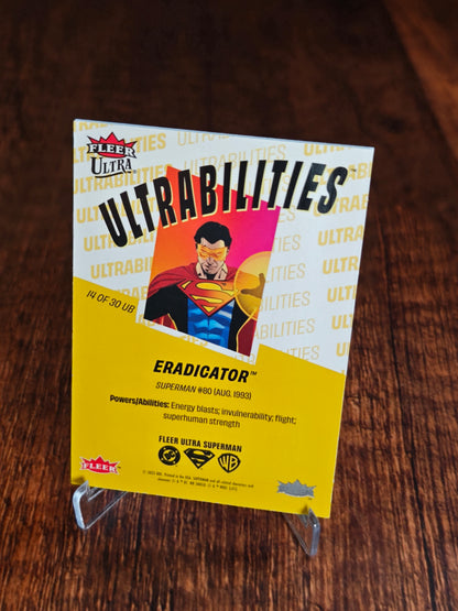 Fleer Ultra Superman Eradicator Ultrabilities