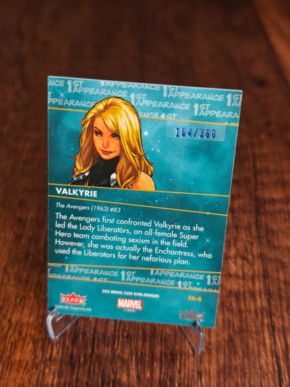 2022 Fleer Ultra Avengers 1st Appearances Valkyrie /360