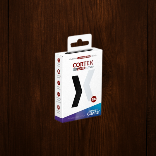 Ultimate Guard Cortex Sleeves Matte Japanese Size (60) - Black