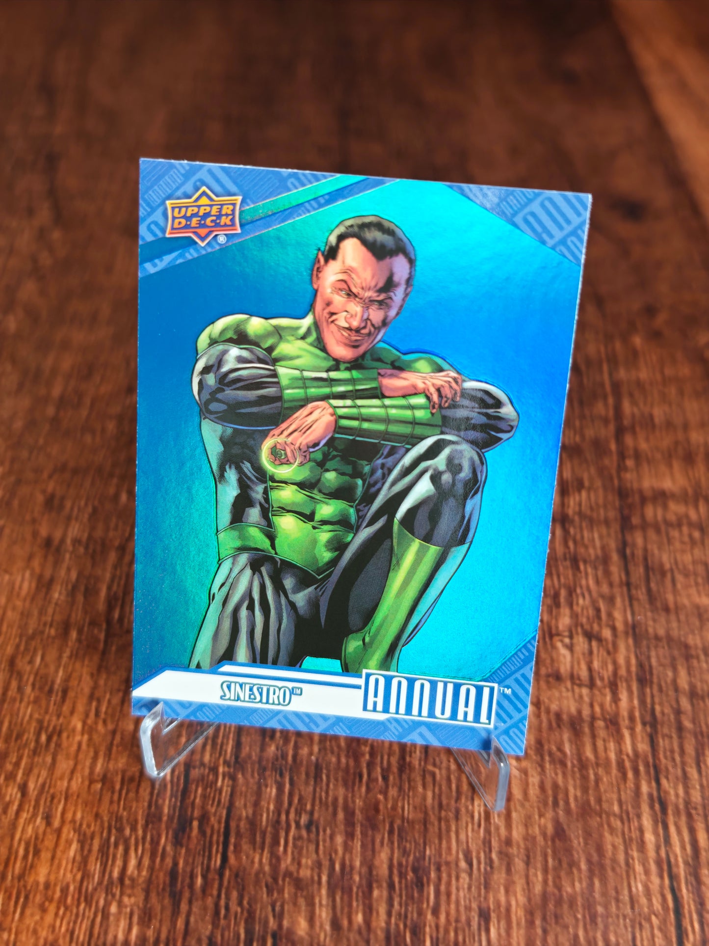 2024-25 Upper Deck DC Annual Sinestro Blue