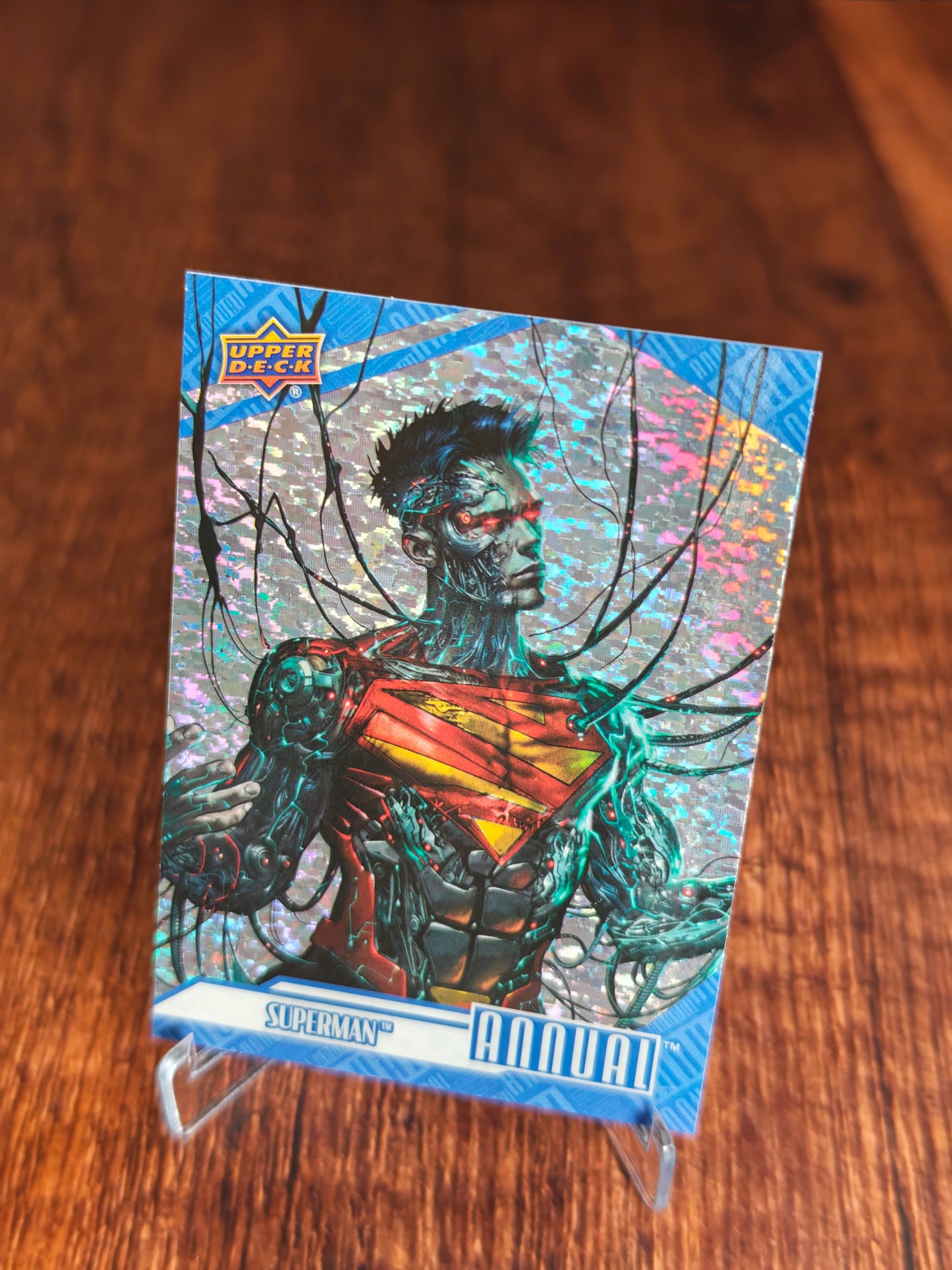 2024-25 Upper Deck DC Annual Superman (Jon Kent) Silver Sparkle