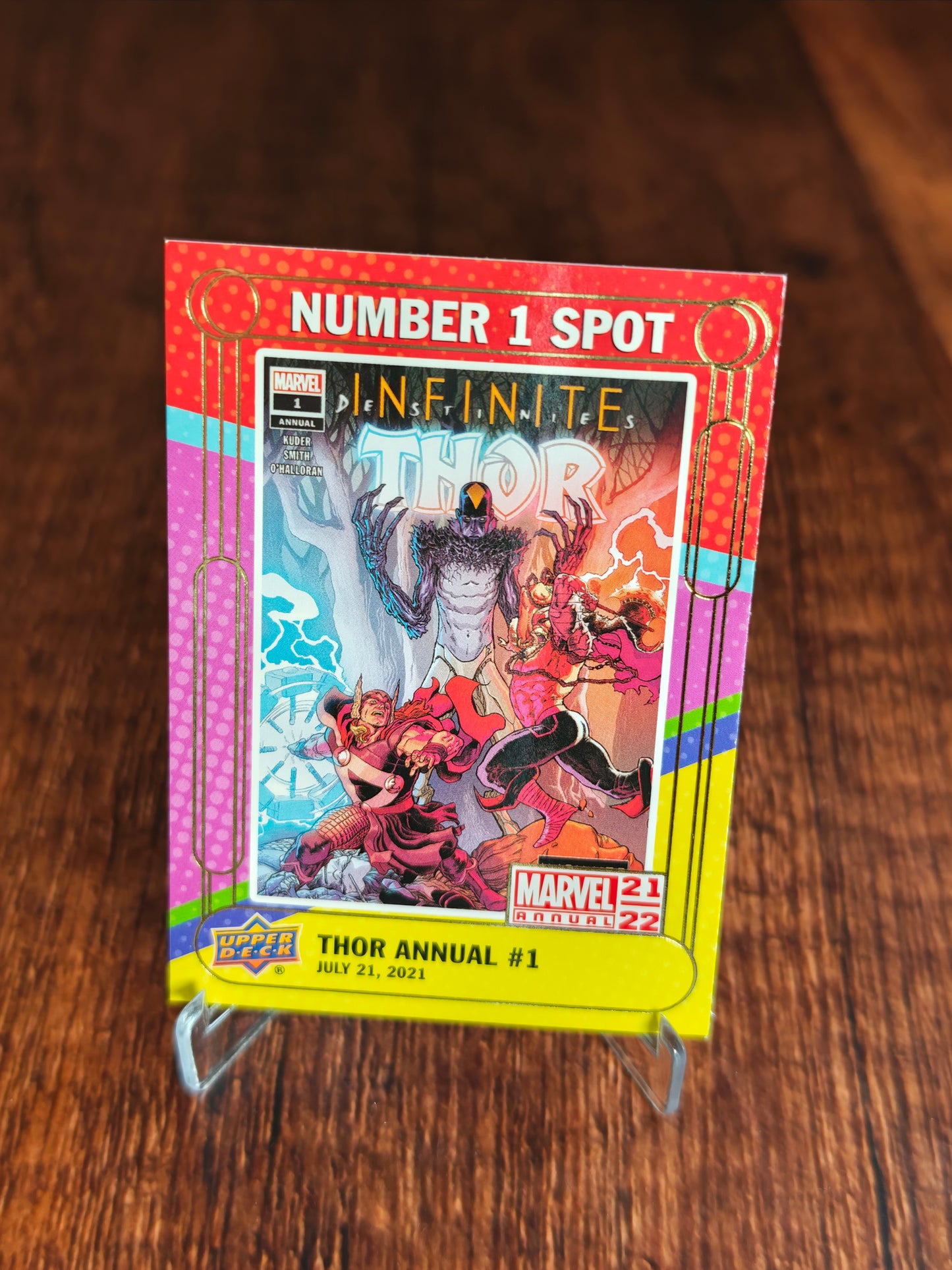 2021-22 Upper Deck Marvel Annual Number 1 Spot Thor Annual