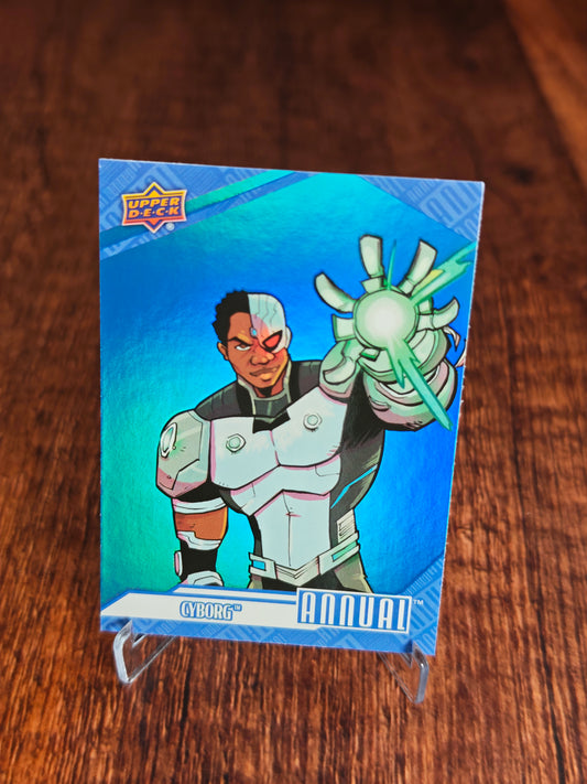 2024-25 Upper Deck DC Annual Cyborg Blue