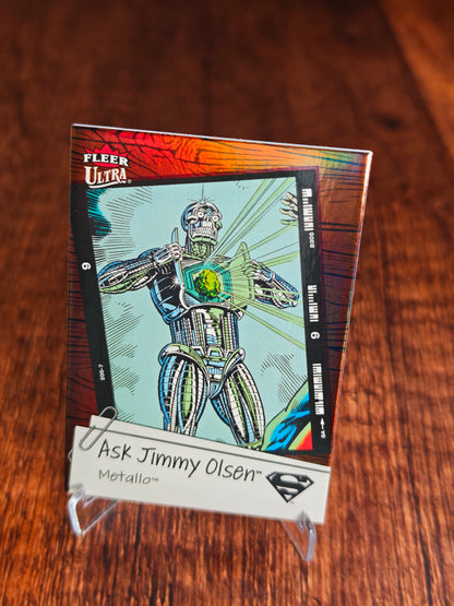 2026 Fleer Ultra DC Superman Metallo ASK Jimmy Olsen