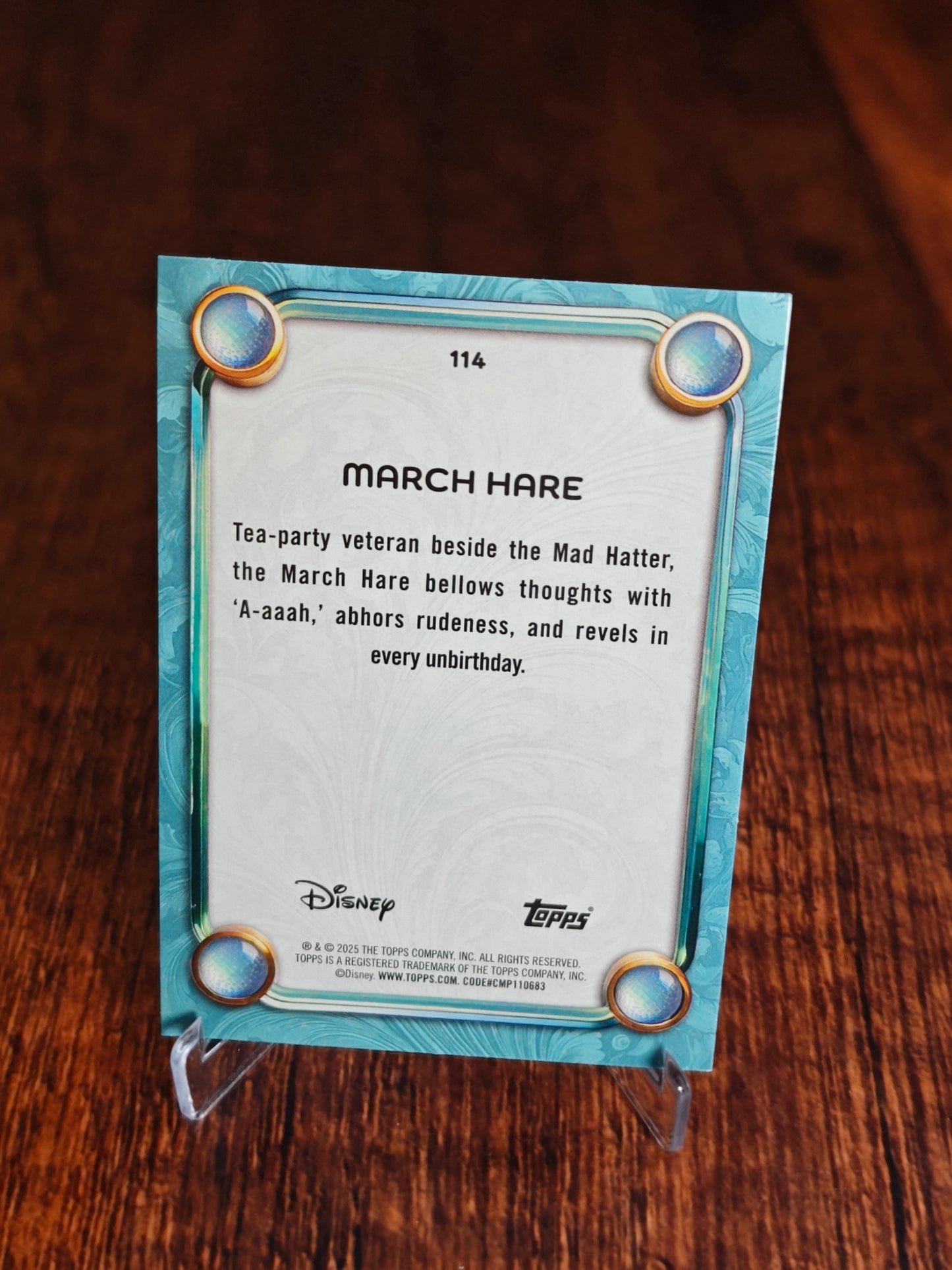 Topps Disney March Hare Refractor