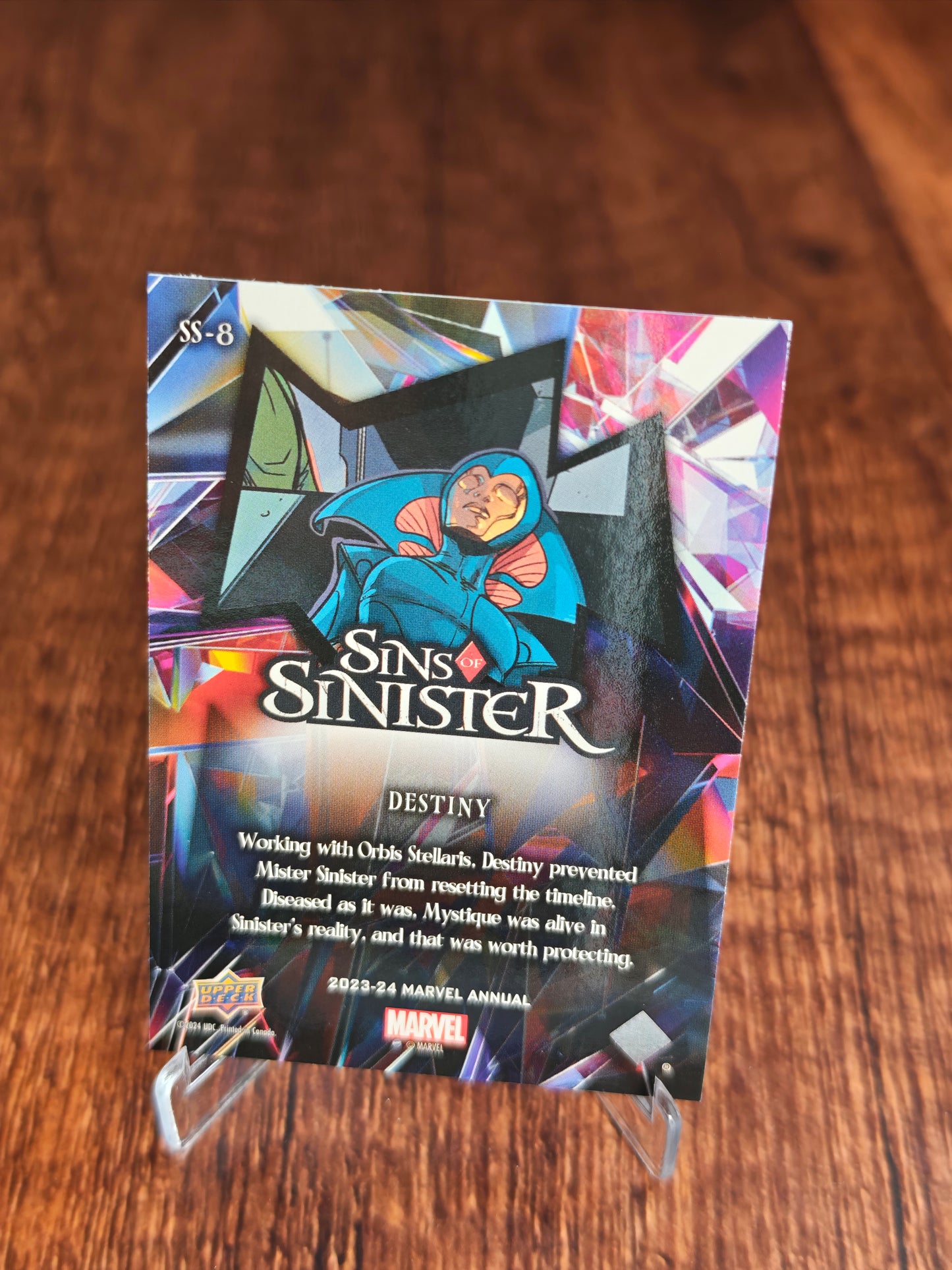 2024 Upper Deck Marvel Annual Destiny Sins of Sinister