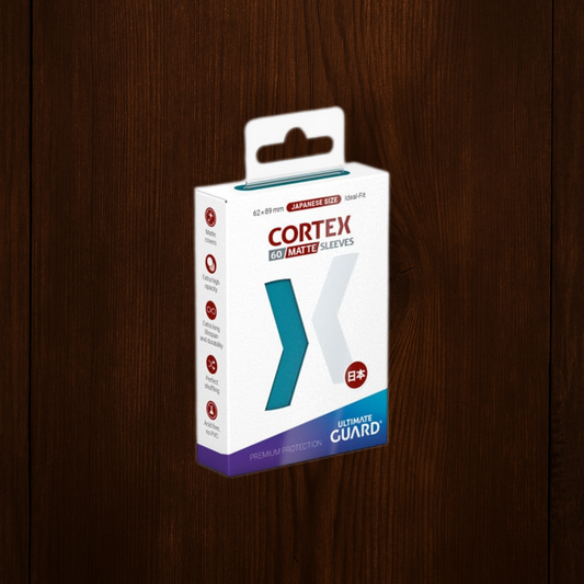 Ultimate Guard Cortex Sleeves Matte Japanese Size (60) - Petrol