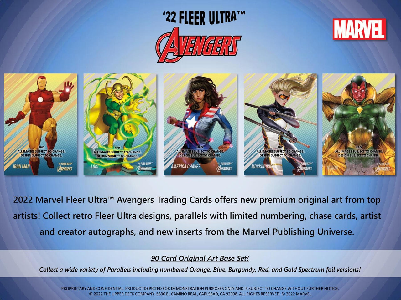Upper Deck Marvel Fleer Ultra Avengers Hobby Pack