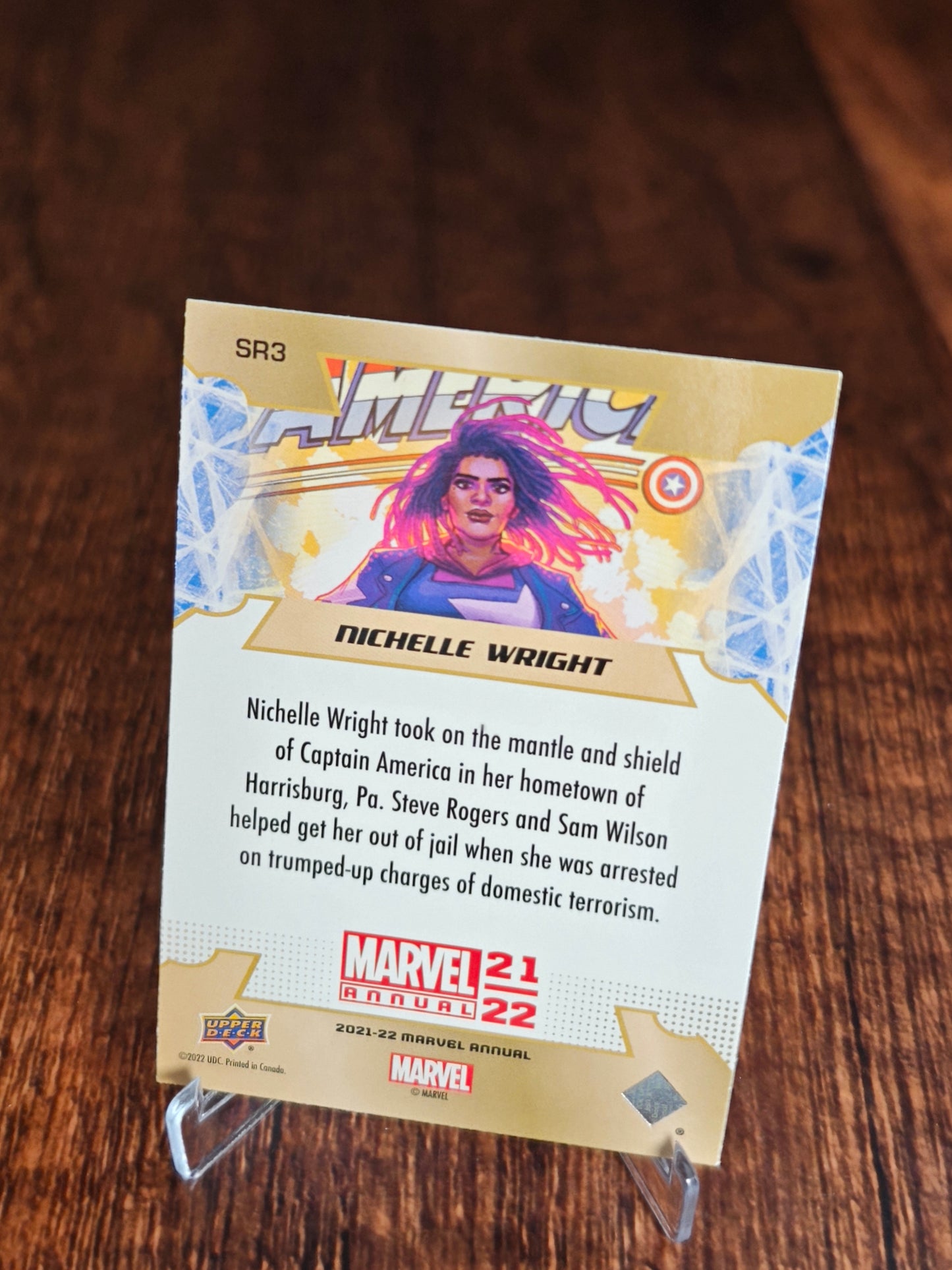 2021-22 Upper Deck Marvel Annual Star Rookies Nichelle Wright