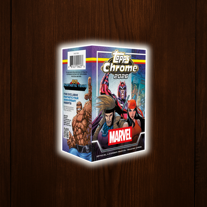 2026 Topps Chrome Marvel Value Box + Ultra Pro Toploader Regular Gratis
