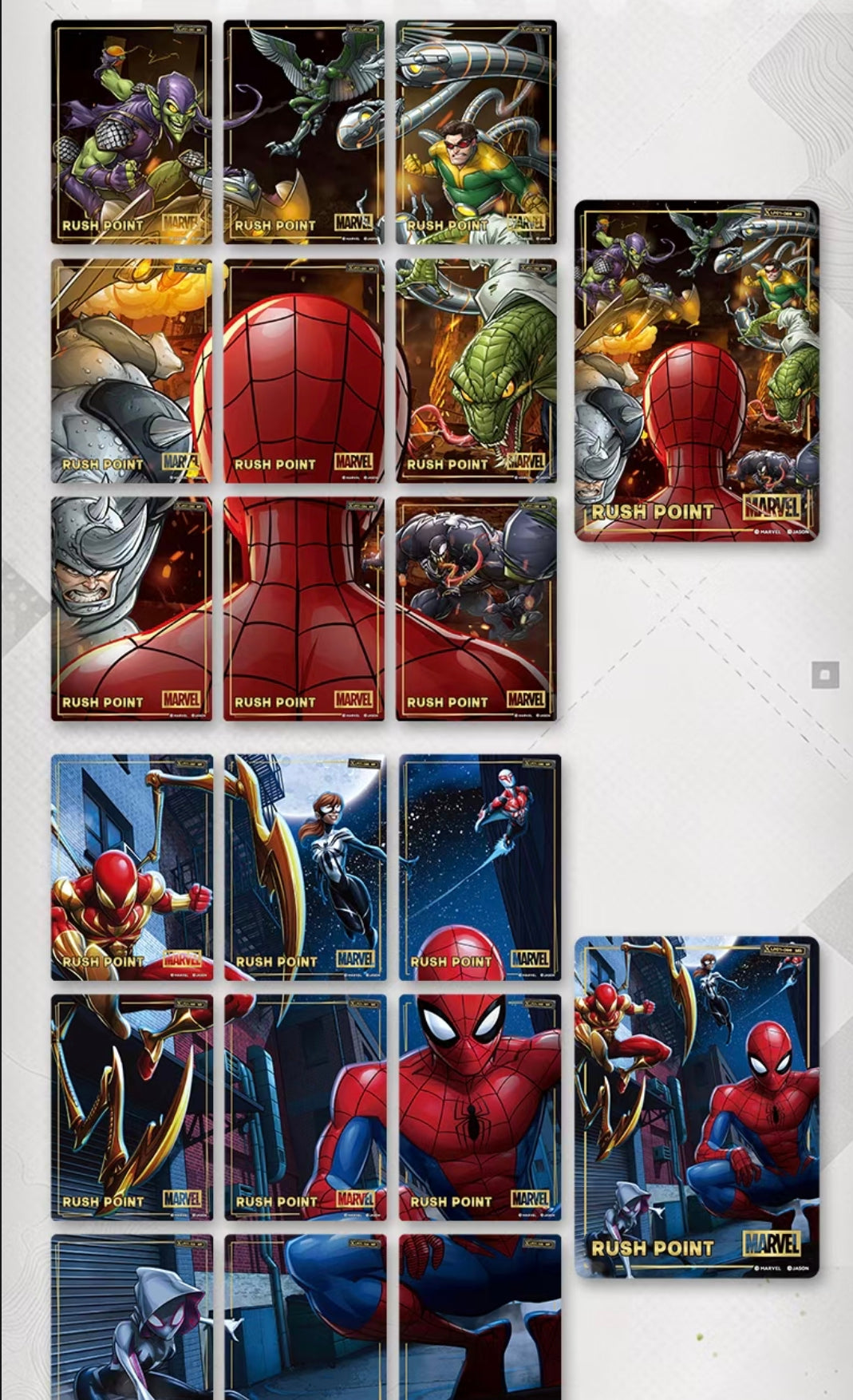Cardfun Marvel Trading Card Game: Super Hero Clash / Hero Rush – Lite Pack 01 „Spider-Sense“ (LP01) Booster Display