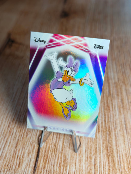 2026 Topps Disney Neon Daisy Duck #197 Rainbow