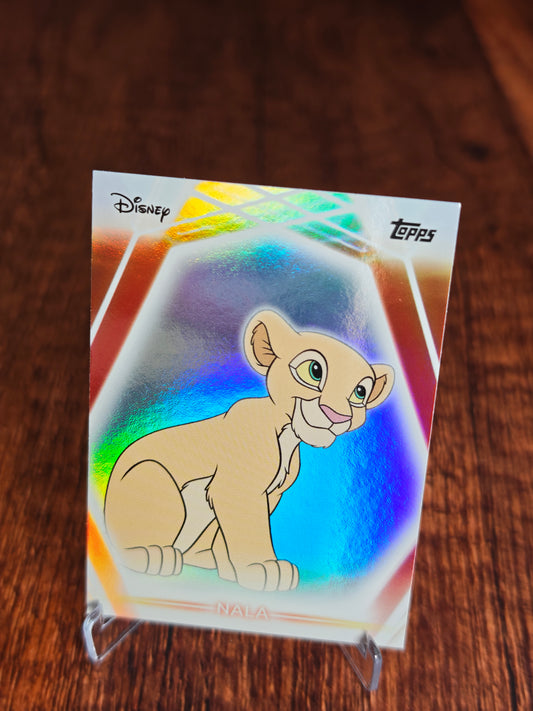 2026 Topps Disney Neon Nala Refractor