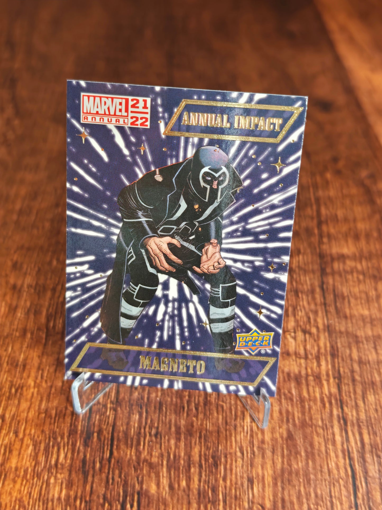 2021-22 Upper Deck Marvel Annual Impact Magneto