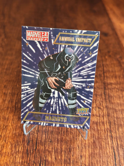 2021-22 Upper Deck Marvel Annual Impact Magneto