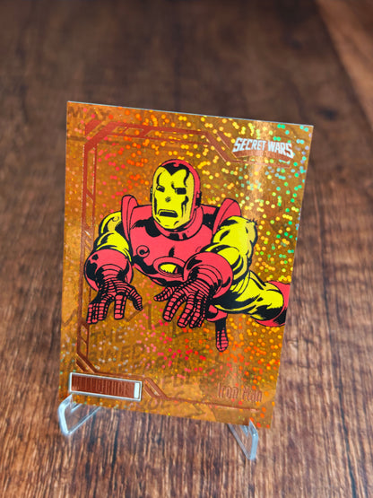 2024 Upper Deck Secret Wars Iron Man Orange Glitter/199