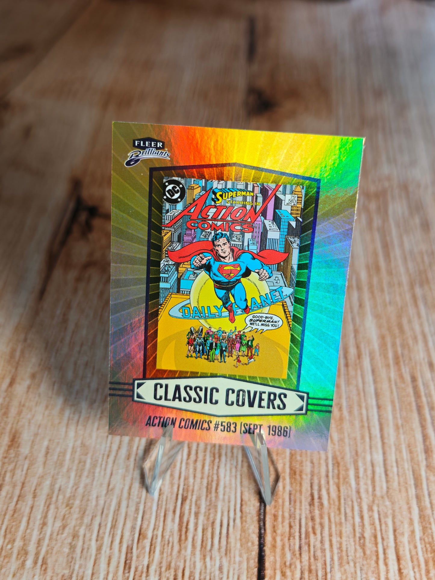 2025 Fleer Brilliants Superman DC No. CC-8 Classic Covers