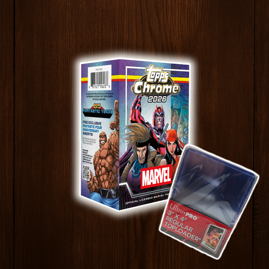 2026 Topps Chrome Marvel Value Box + Ultra Pro Toploader Regular Gratis
