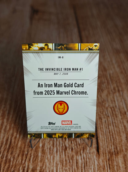 2025 Topps Chrome Marvel Iron Man Gold #IM-8