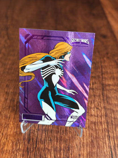 2024 Upper Deck Marvel Secret Wars Spider-Woman Purple Boxes /99