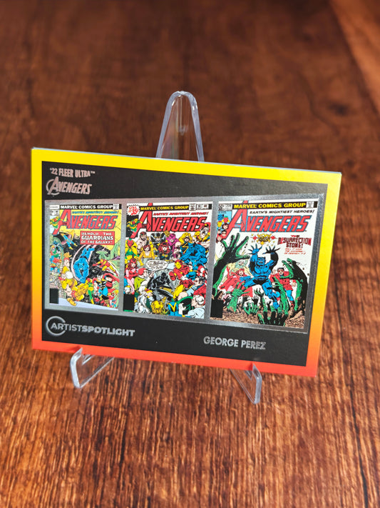 2022 Fleer Ultra Avengers Artist Spotlight AS-4 George Perez