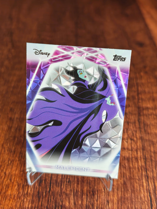 2026 Topps Disney Neon Maleficent Diamante
