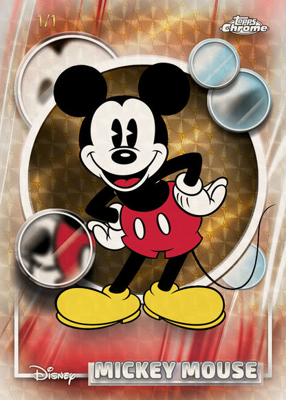 2026 Topps Chrome Disney Value Box + Ultra Pro Toploader Regular Gratis
