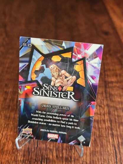 2024 Upper Deck Marvel Annual Orbis Stellaris Sins of Sinister