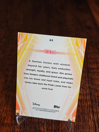 2026 Topps Disney Neon Nala Refractor