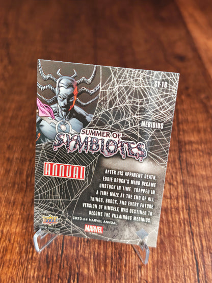 2023-24 Upper Deck Marvel Annual Summer of Simbiotes Meridius
